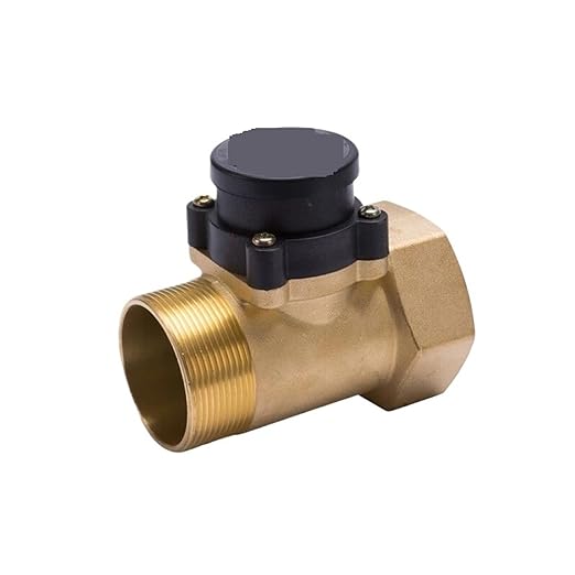 Flow Sensor Meter Digital Pipeline Water Flow HT-801 1.2-inch All-Copper Water Flow Sensor Switch Magnetic(HT-802 1.5 inch 220V)