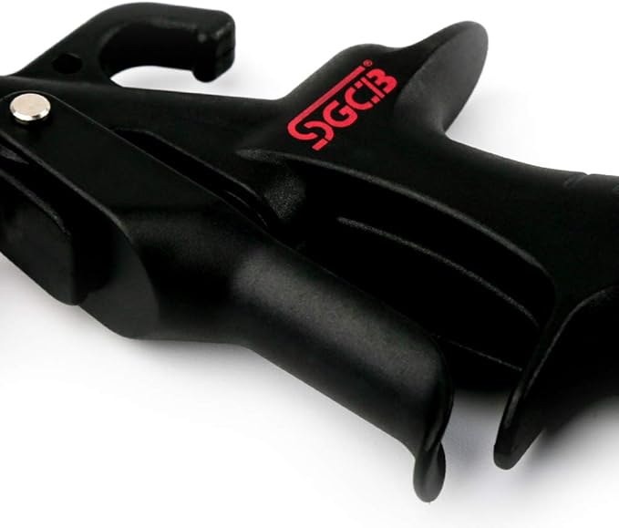 SGCB Pro Air Pressure Blow Gun, 230 Max PSI High Power Air Nozzle Blow Gun Adjustable Air Flow Trigger Angle Ben Jet Nozzle Rubber Tip 1/4" Air Inlet Adapt to Air Compressor for Car Clean Care Detail