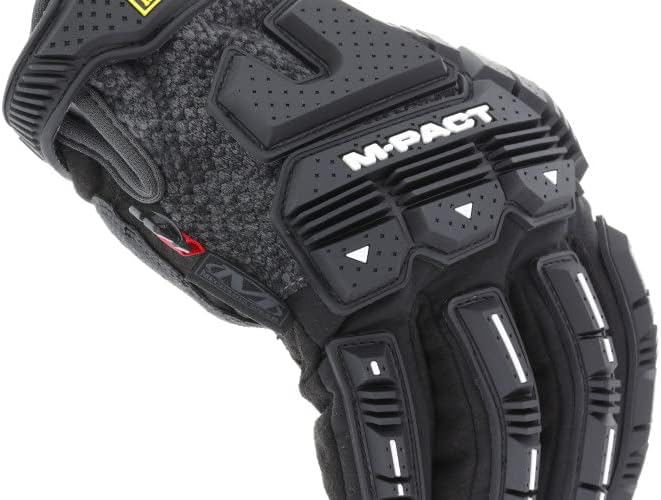 Mechanix Wear ColdWork M-Pact Winter Work Gloves - Insulated Wind & Water Resistant Heavy Duty Work Gloves - Impact Protection - Machine Washable - XX-Large - Black & Grey