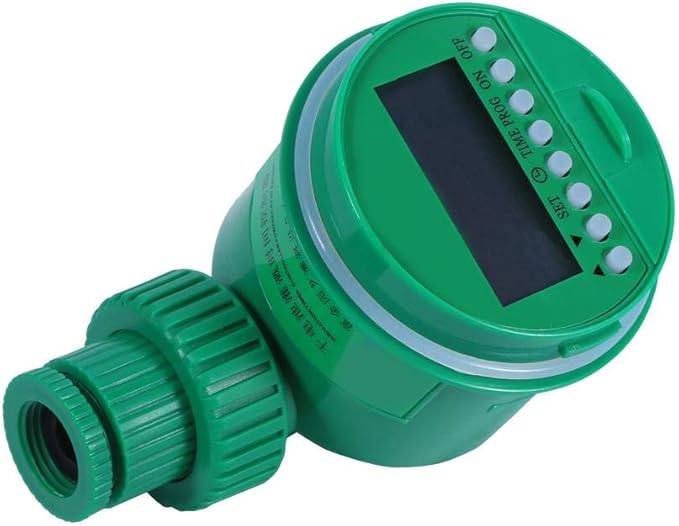 Akozon Water Irrigation Timer Automatic Digital LCD Electronic Home Water Timer Garden Irrigation Controller Programs