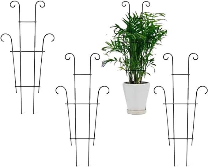 Plant Stand Indoor - Rust Proof Adjustable, Metal Plant Trellis, Durable Support Structure, Stable Space Saving Design | Pothos Ivy Fruit Vegetable for Pothos Ivy Fruit Vegetable