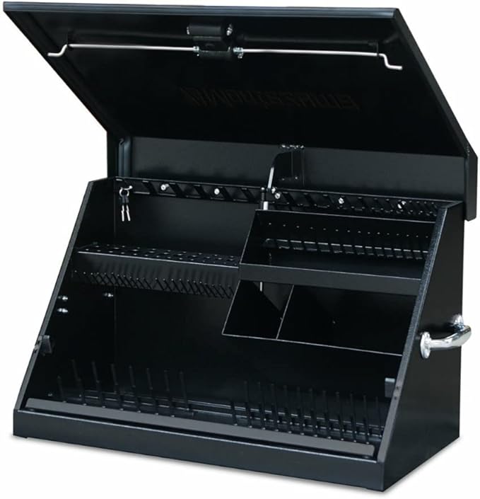 Montezuma ME300B 30-Inch Portable TRIANGLE Toolbox, Black