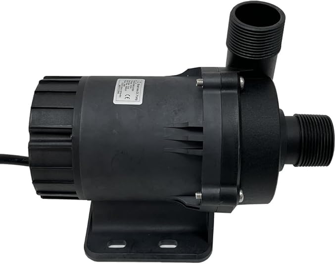SHYSKY High Power Heavy Duty 24V 200W Brushless DC Water Pump DC85E-24100S, 10m 32ft Lift, 13500LPH 3566GPH Flow Rate, Low Noise, With DRY RUN Protection, For Cooling Circulation Pressure Sys