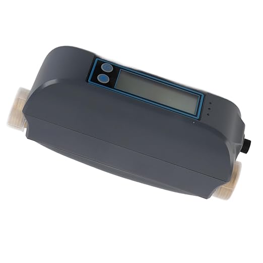 Digital Flow Meter, Water Liter Meter Smart Valve Flow WiFi for APP Multifunctional Dual Band Voice Control DN20,for Outdoor Gardens