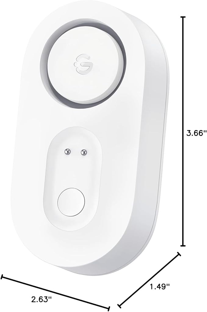 GoveeLife Water Leak Detector with 105dB Adjustable Alarm, Water Alarm with Dual Sets Sensor Probes Leaks and Floods. Suit for Home, Basement, and Kitchen(Cannot Connect to Wi-Fi Directly)