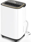 5000 Sq.Ft Dehumidifier for Basement with Drain Hose, 50 Pint Large Best Compressor Dehumidifiers for Home or Garage, Smart Humidity Control, 24H Timer & Child Lock, Ideal for Large Rooms, Garage