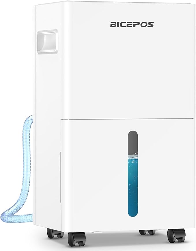 1500 Sq.Ft Dehumidifiers for Home, 21 Pints Dehumidifier for Basement, Bathroom, Bedroom, Large Room, 3 Modes, Auto Defrost, Intelligent Humidity Control, 24H Timer