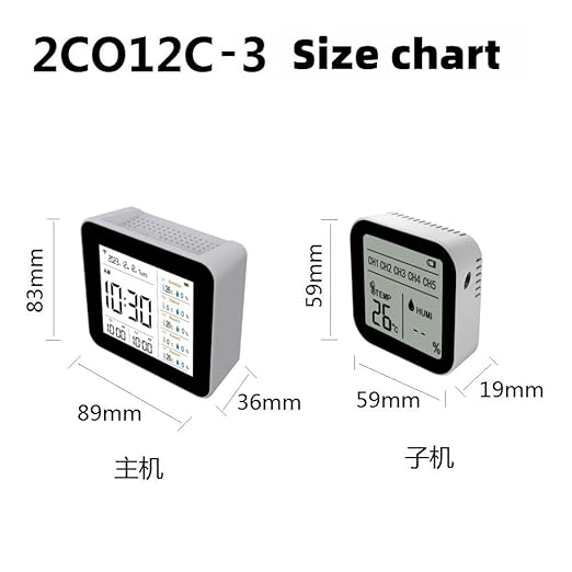 2CO12C-3, Smart WiFi APP Weather Station & 3 Probes 3 Sensors Indoor & Outdoor Wireless Thermometer,for Cold Storage, Cold Cabinet, Refrigerator, Fish Tank, Wine Cellar, breeding Farm, Greenhouse