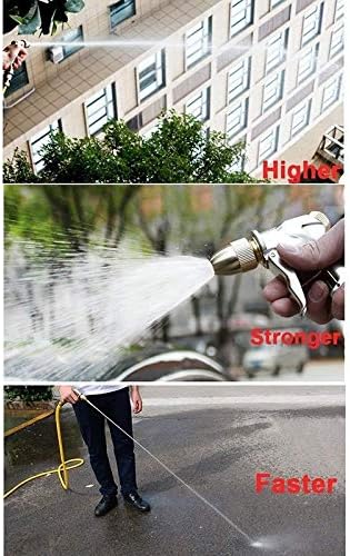 Sprinkler Controller Garden Flush Hose Nozzle Kit with Nozzle Connector Heavy Duty Hose Nozzle Kit for High Pressure Suitable for Lawn Automatic Water Irrigation Control System