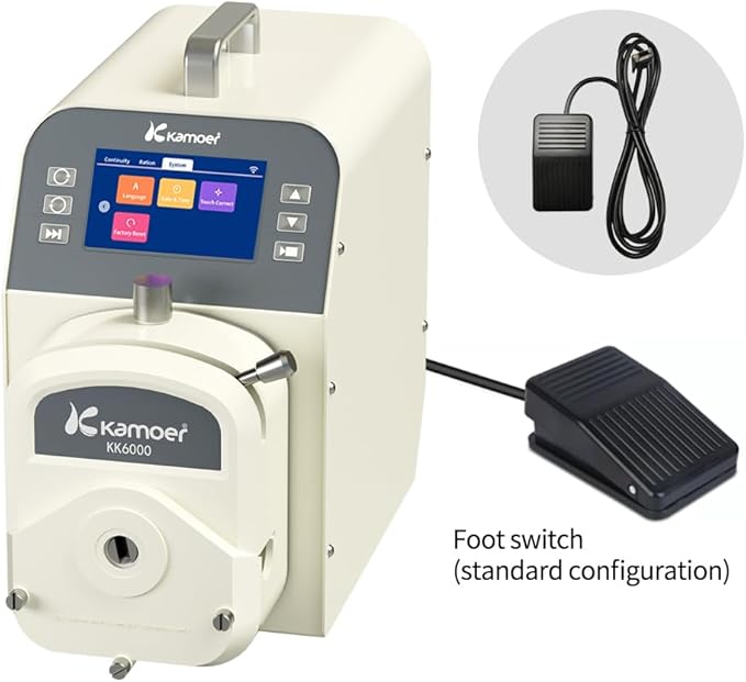 Kamoer 12L/min high flow peristaltic pump stepper motor 100V~240V M5(upgraded by AIP) intelligent WiFi variable speed liquid dosing pump touch screen digital control