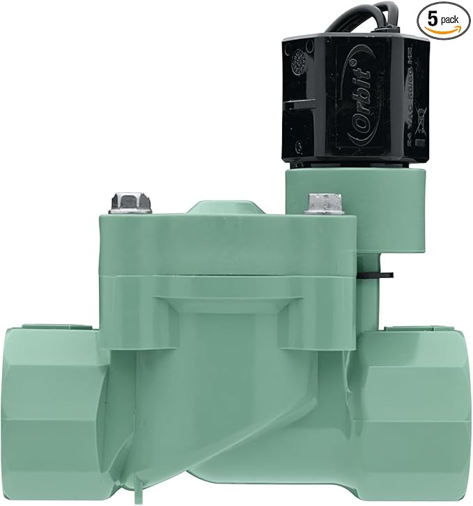 5-Pack Orbit 57281 1" FPT L-Series Automatic Sprinkler Valve