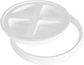 Gamma2 Gamma Seal Lid for Utility Buckets - Fits 3.5, 5, 6 & 7 gallon buckets, White, Made in USA
