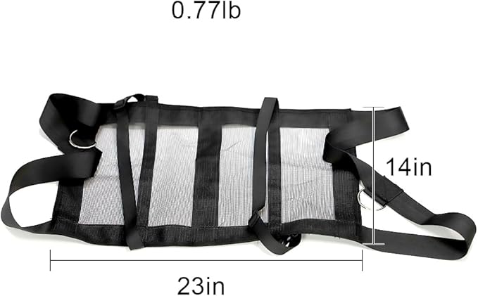 Heavy-Duty Livestock Scale Sling for Goats, Sheep & Calves - 180LB Capacity Animal Weighing Sling with Adjustable Straps - Professional Farm & Veterinary Calf for Hanging Scales