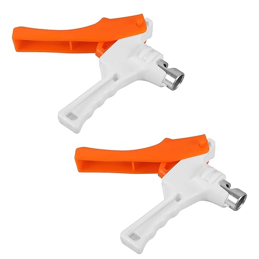2pcs Plastic Hole Punch Tool for Drip Irrigation Tubing, Waterproof Watering System Installing Tool, Gardening Tube Hole Opener for Garden Supplies