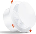 [Upgraded] HG Power 8 Inch Round Vent Cover with Adjustable Panel & Removable Mesh Screen – ABS Ceiling Vent with Lock-Clip Design for HVAC, Bathroom, Kitchen, Wall and Duct Air Vents（200mm，White）