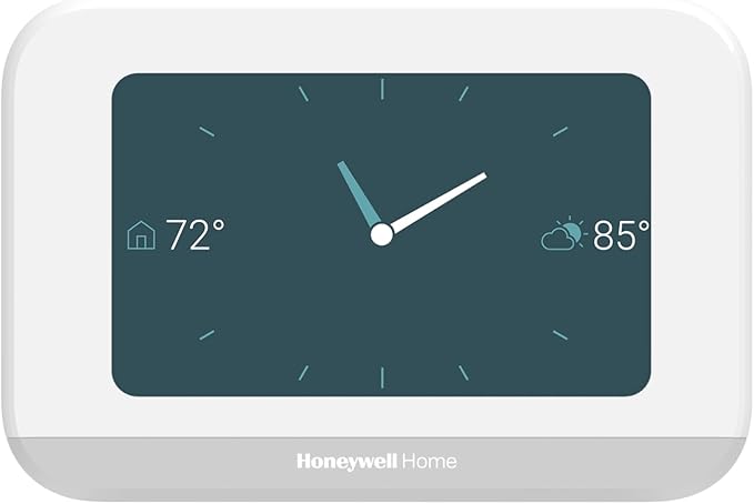 Honeywell Home X7B Smart Thermostat with Humidity Monitoring and Customizable Touchscreen Display, White