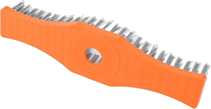 Generic Heavy Duty Deck Brush, Scrubber with Composite Nylon & Anti Stick Technology, Ideal for Grass Clippings, Leaves & Debris on Patio, Driveway, Tile & Concrete