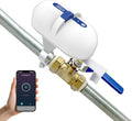 Smart Valve Controller, Compatible with Alexa & Google Voice Control Smart Life App Control, Remote Water ShutOff Valve, Easy Install on 1/2" to 1" in Pipe (WiFi Version)