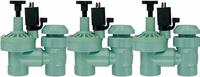 3-Pack Orbit 57623 3/4" FPT 100 Series Anti-Siphon Automatic Sprinkler Valve with Flow Control