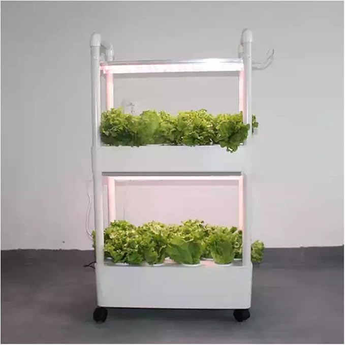 Hydroponic Equipment Hydroponics Growing System Indoor Smart Herb Vertical Garden Kit Automatic LED Grow Lights Planter for Home Kitchen Indoor Garden