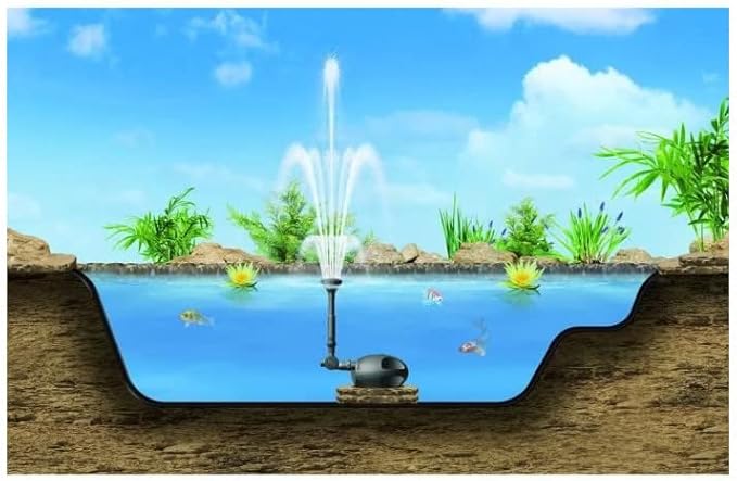 Laguna PowerJet 600 Fountain/Waterfall Pump Kit for Ponds Up to 1200-Gallon