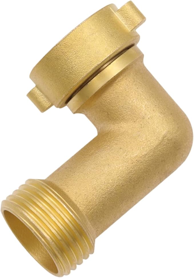 Milisten 1Pc Brass Hose Adapter Garden Irrigation Fitting with Quick Swivel Connector for Easy Installation and Reliable Watering Durable and Water Resistant Hose Connector