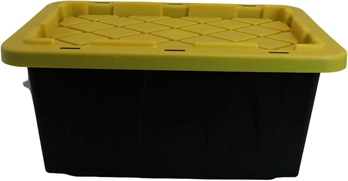 HOME PRODUCTS INTL-NORTH AMERICA 4415BKYL.06 15 gallon Black Tough Tote