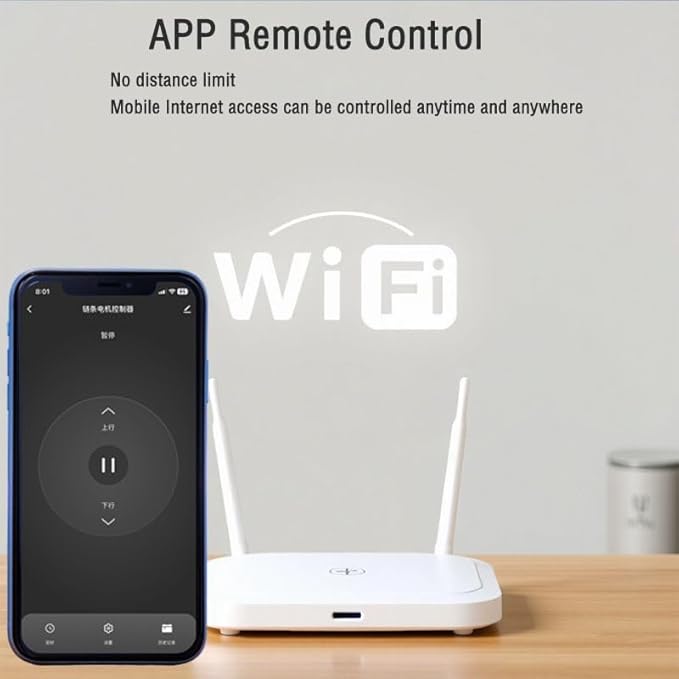 Tuya Smart WiFi/Bluetooth DC Motor Controller 10A 7-32V Reversible Switch with Timer, Voice Control for Electric Actuators, Smart Home (Alexa Compatible)