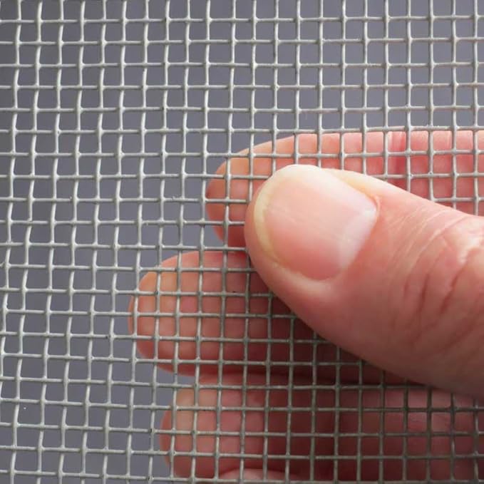 FV100-8H Easy Replacement Vent, Foundation Crawlspace and Garage 5x14 Rough Opening, Galvanized Mesh