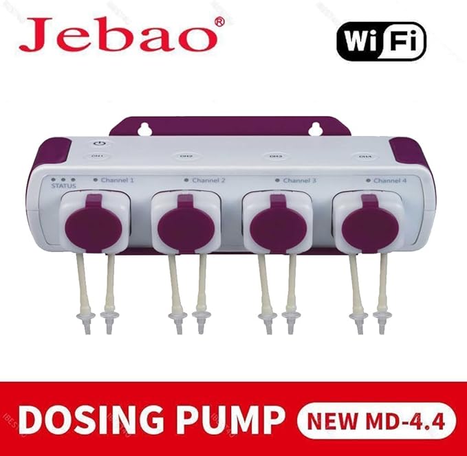 Smart High Precision Doser MD4.4 Water Pump Filter Auto Dosing Pump Programmable App Control with Pump Holder