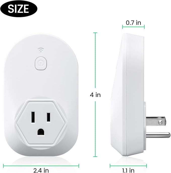 Warm Weather Thermostatically Controlled Outlet with LED Indicator Light, Used for Home, Farms and Industrial Fans, Automatically Turn On at 78°F and Off at 70°F