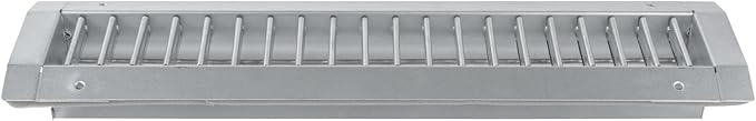 17" x 3" Aluminum Supply/Exhaust Grille for a Round Spiral Duct - Heavy Duty Grill Cover with Adjustable Louver Blades - HVAC Air Return Ventilation Register for Home, Office, Bathroom