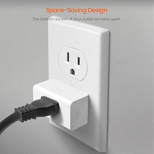 TENDA SP3 (2 Pack) Smart Plug WiFi Outlet Switch, Compatible with Alexa & Google Assistant for Voice Control, Timer & Schedule Function, Compact Design, UL FCC RoHS Certified, No Hub Required