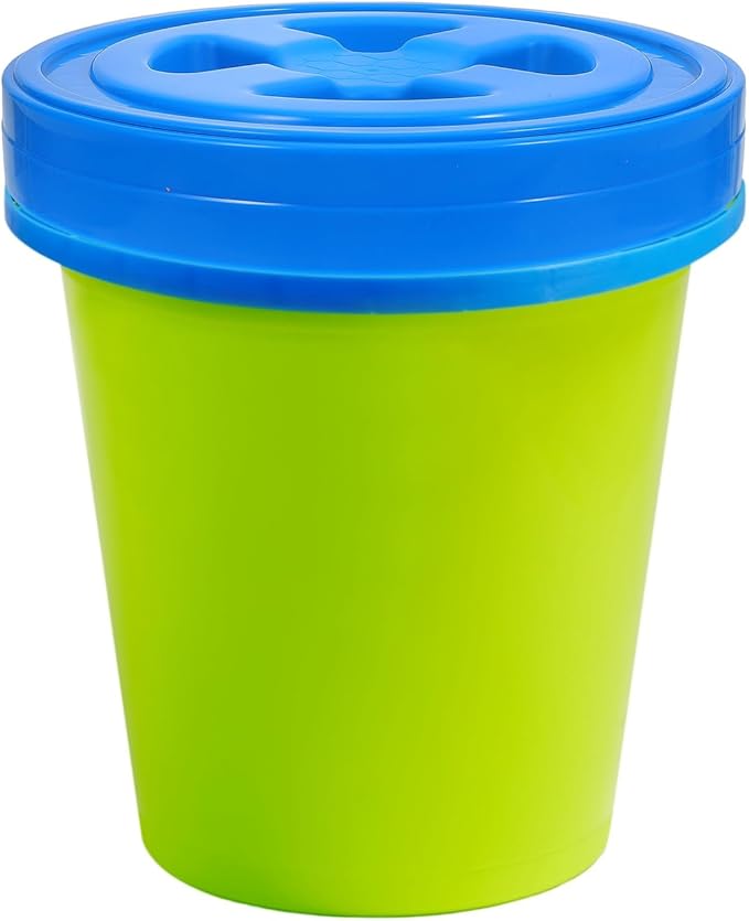 Seal Lid for Utility Buckets - Screw Pail Lid Pet Food Storage Chicken Feeders Paint Storage - Bucket Top for Pouring Contents Diameter 31cm/12" (Blue)