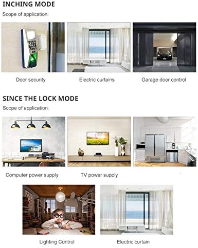 WiFi Wireless Smart Switch Relay Module for Smart Home 5V 5V/12V，Ba Applied to Access Control, Turn on PC, Garage Door (5v)