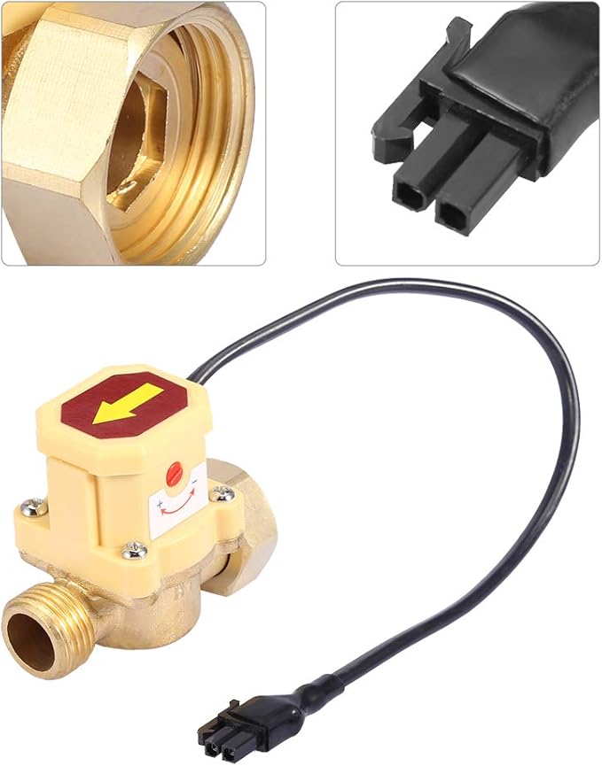 Water Flow Control Switch Automatic Adjustable Pressure Sensor G3/4 G1/2 Thread for Home Water Heater Solar Pump Low Pressure System