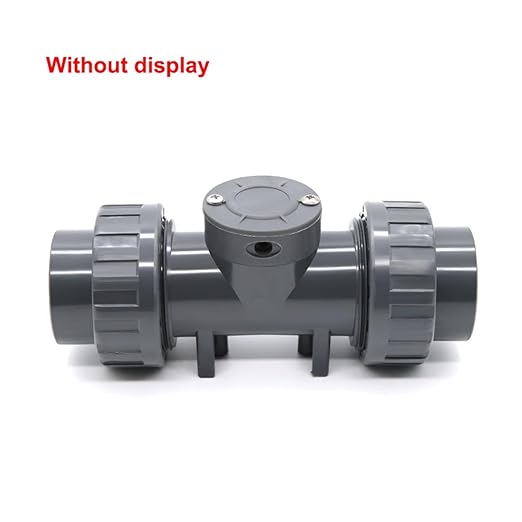 Water Meter, High Precision Smart Digital Display Flowmeter DN25-80 Electronic RS485 Meter LCD Water Flow Sensor for Farm/Garden Irrigation for Garden or Home(DN40,Without Display)