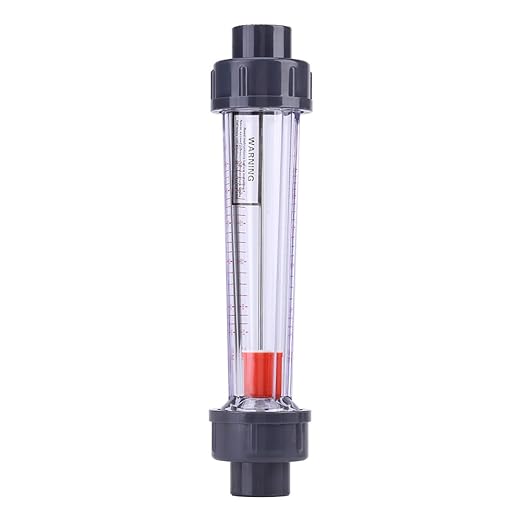 Rotameter, Flow Meter Water Flow Meter Plastic Tube Type 25-250L/H Instantaneous Water Flow Meter Flowmeter
