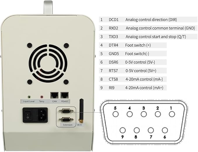 Kamoer 12L/min high flow peristaltic pump stepper motor 100V~240V M5(upgraded by AIP) intelligent WiFi variable speed liquid dosing pump touch screen digital control