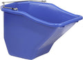 Little Giant® Plastic Better Bucket | Horse Feed Bucket | Ergonomically Designed | Flat Back Bucket | Made in USA | 20 Quarts | Blue