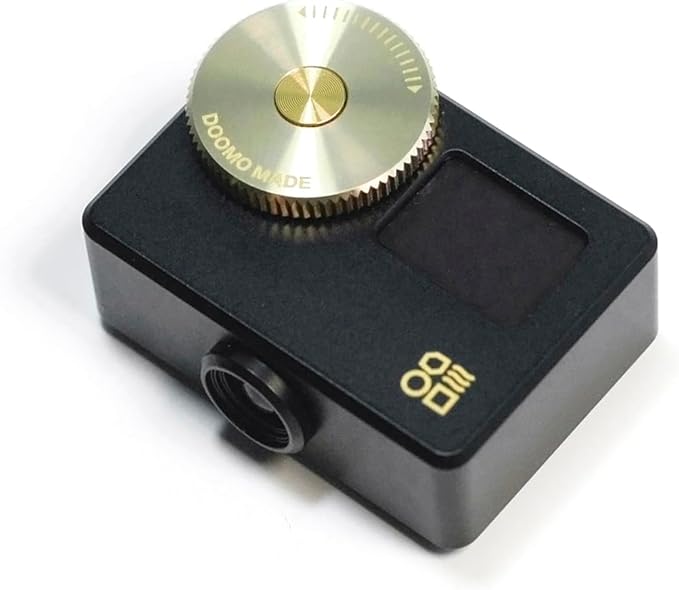 OLED Light Meter, Meter S Brass Version, New Screen Design, Real-time Metering and One-Button Metering for Vintage Cameras (Brass Dial)