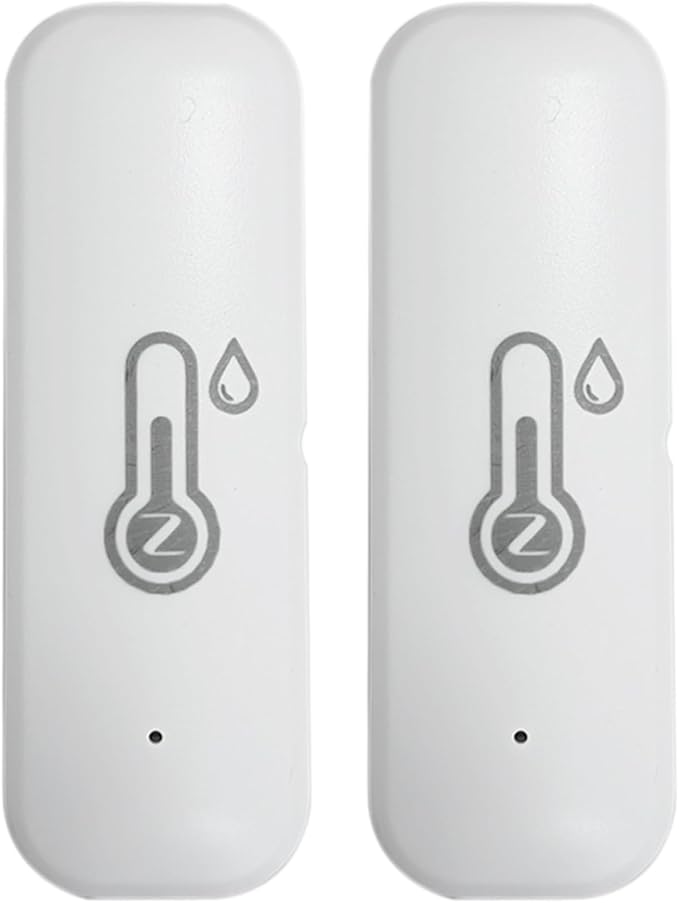 Tuya Zigbee Smart Temperature Humidity Sensor Outdoor IP65 Waterproof APP Controlled Remote Monitoring Alert System Smart Home Compatible