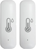 Tuya Zigbee Smart Temperature Humidity Sensor Outdoor IP65 Waterproof APP Controlled Remote Monitoring Alert System Smart Home Compatible