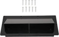 Tyenaza RV Exhaust Ventilation Cover, RV Range Hood Vent Cover Automatic Wind Proof Damper with Locking Flap for RV Home Camper Black