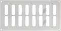 Repa Market 12" x 6" Inch (Outer Dimensions) White Adjustable Air Vent Cover - Galvanized Steel HVAC AC Vent Cover Register - Wall, Ceiling Vent Covers, Toe Kick Vent Cover - Return, Intake Air Grille