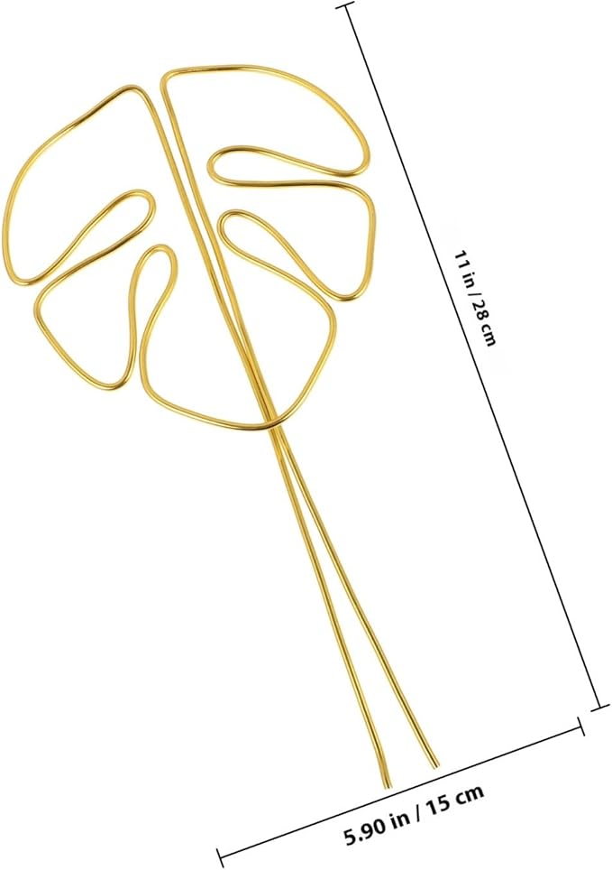 Monstera Plant Support Trellis Gold Alloy Climbing Plant Stake Climbing Holder