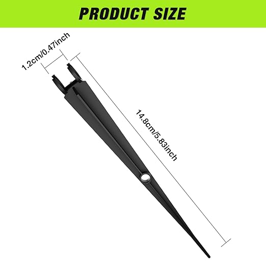 Bonviee 1/4” Drip Irrigation Stakes – 30 Pack, Tubing Holder with Adjustable Height, Prevents Clogging, Easy Install, for Raised Beds, Gardens & Hydroponics