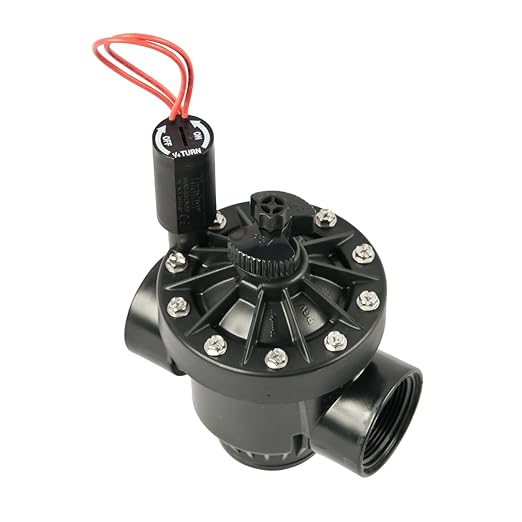 Hunter PGV 2 Inch Irrigation Valve with Flow Control, Globe Angle Combination, Heavy Duty Plastic, Female Thread Inlet Outlet, 20–150 PSI, Sprinkler Valve for Lawn and Garden Systems