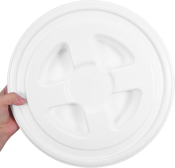 Seal Lid for Utility Buckets - Screw Pail Lid Pet Food Storage Chicken Feeders Paint Storage - Bucket Top for Pouring Contents Diameter 31cm/12"