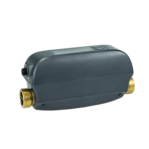 Digital Flow Meter, Water Liter Meter Smart Valve Flow WiFi for APP Multifunctional Dual Band Voice Control DN20,for Outdoor Gardens